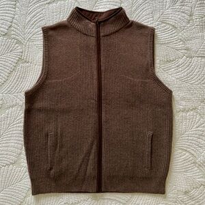 Vintage LL Bean Men’s Lambswool Sweater Vest Size XL